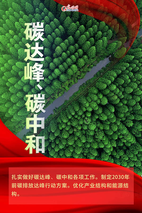 海報(bào)| 2021年政府工作報(bào)告，提到這些生態(tài)環(huán)保關(guān)鍵詞