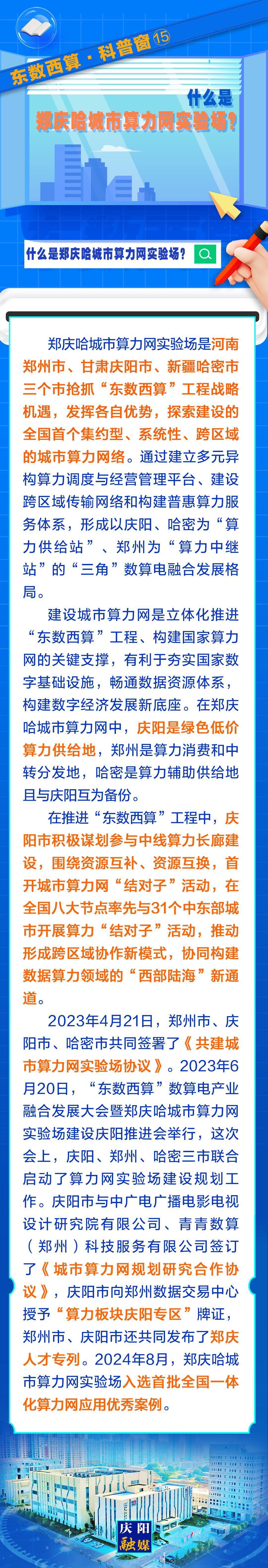 東數(shù)西算·科普窗⒂｜什么是鄭慶哈城市算力網(wǎng)實驗場？