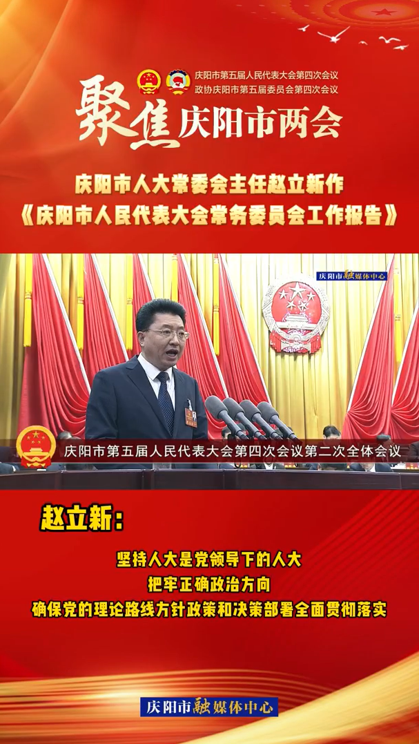 兩會V視(28)丨趙立新：堅持人大是黨領(lǐng)導(dǎo)下的人大，把牢正確政治方向，確保黨的理論路線方針政策和決策部署全面貫徹落實
