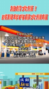 油價(jià)大漲！或現(xiàn)年內(nèi)最大漲幅